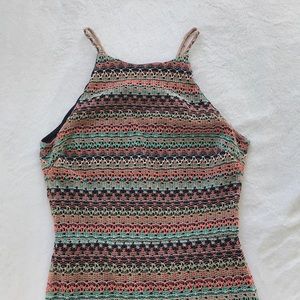 Love Ady Multi Color Racer Back Maxi with Slip